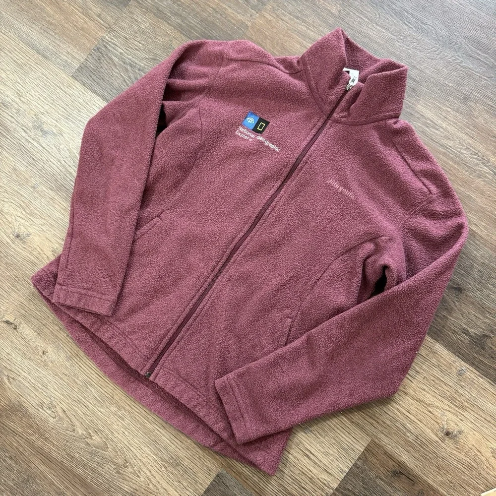 Patagonia El Cap Jacket Women's Sz M Synchilla National Geographic Logo Gorp Exp